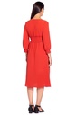 Vestido midi de cintura elástica 