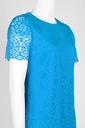 Vestido recto de encaje 