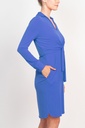 Vestido de cintura ceñida con nudo