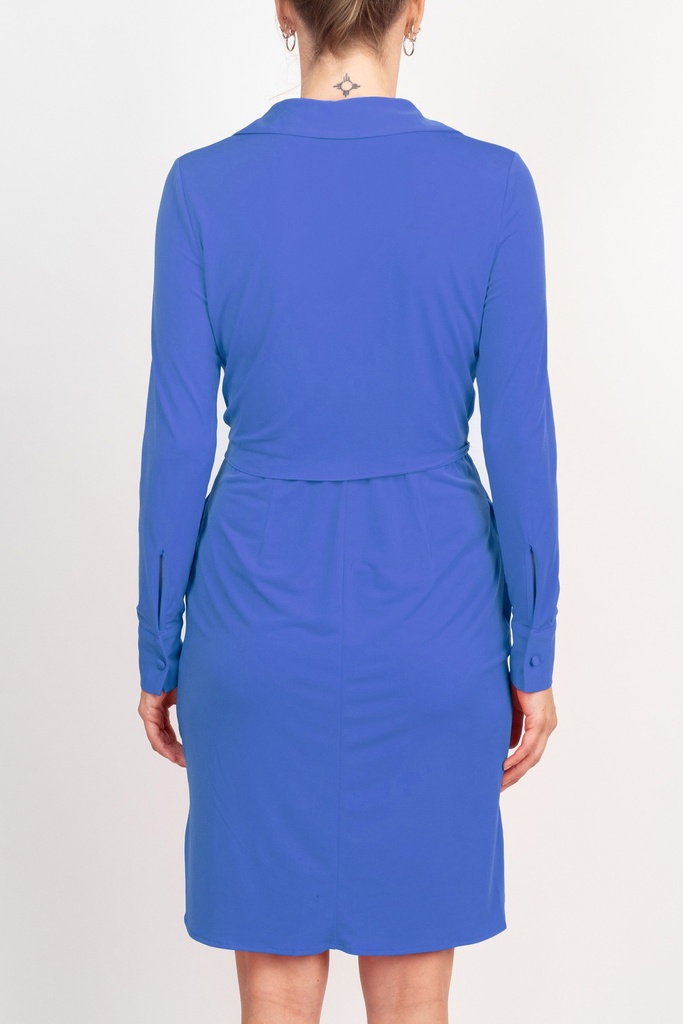 Vestido de cintura ceñida con nudo