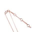 Collar de halo de cristal y piedra