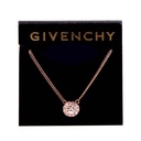 Collar de halo de cristal y piedra