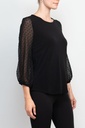 Blusa de mangas 3/4 Polka 