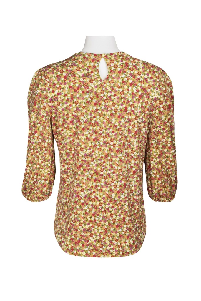Blusa con estampado floral