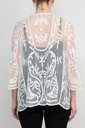 Chaqueta de encaje floral