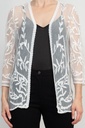 Chaqueta de encaje floral