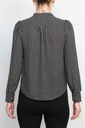 Blusa estampada con lazo