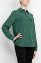 Camisera con bolsillos de parche