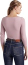 Blusa con ribete de encaje