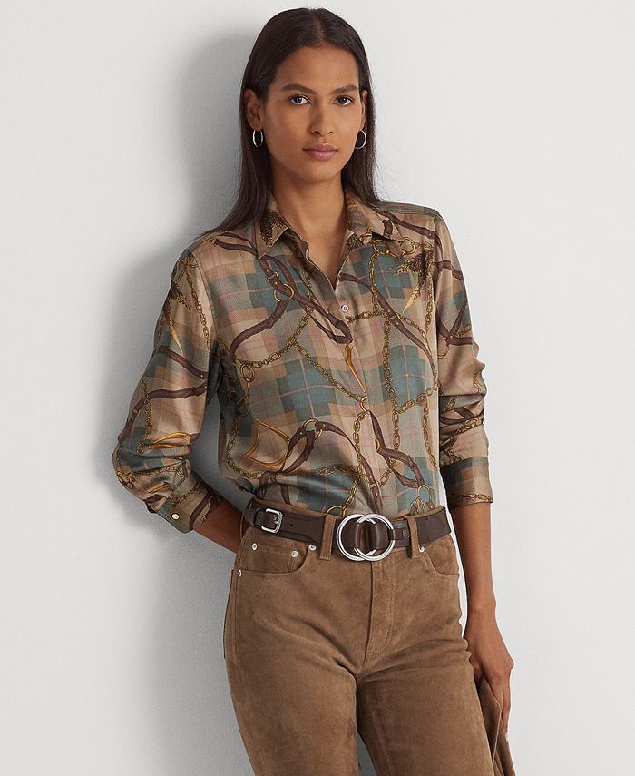 Camisera con estampado belt