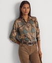 Camisera con estampado belt