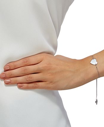 Pulsera Bolo con corazón pulido