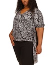 Blusa wrap con estampado paisley