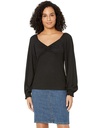 Blusa con escote fruncido
