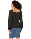 Blusa con escote fruncido