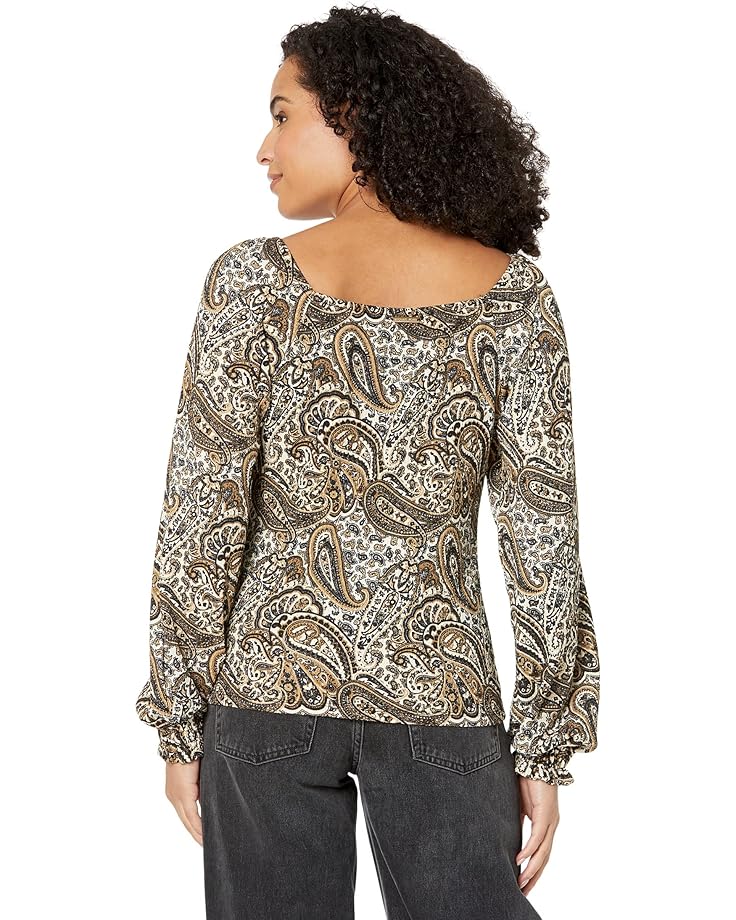 Blusa con mangas abullonadas