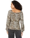 Blusa con mangas abullonadas