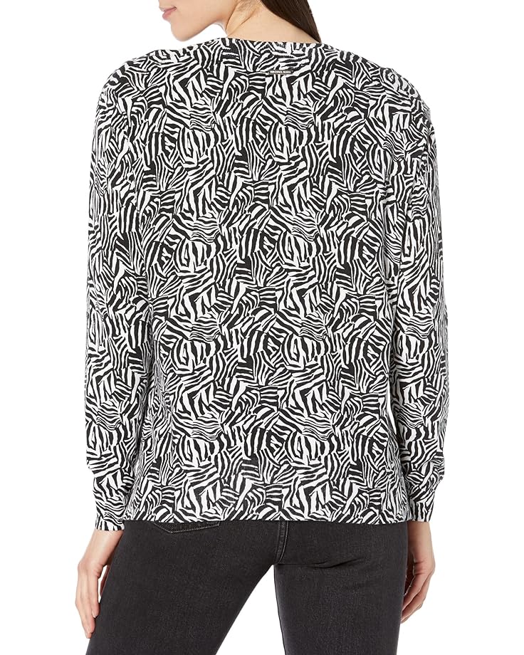 Blusa con dobladillo caído de