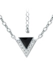 Cadena triangular esmaltada