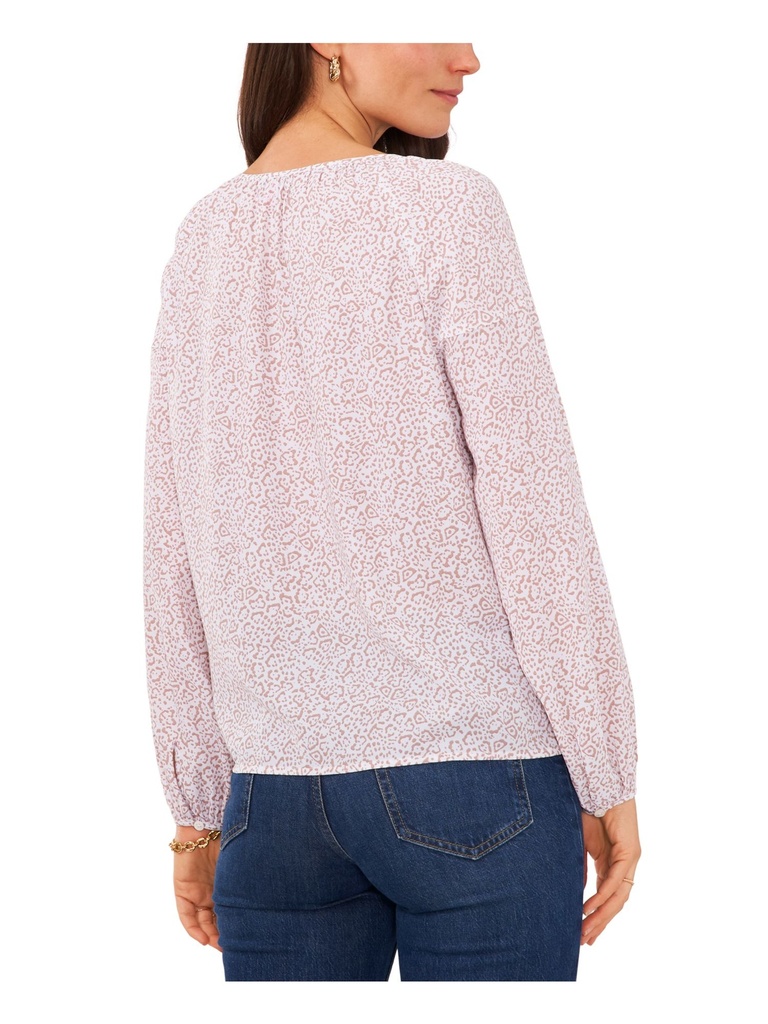 Blusa estampada con abertura