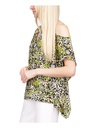 Blusa floral de hombros descubiertos