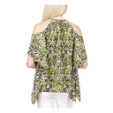 Blusa floral de hombros descubiertos