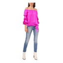 Blusa con manga de burbuja