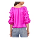 Blusa con manga de burbuja