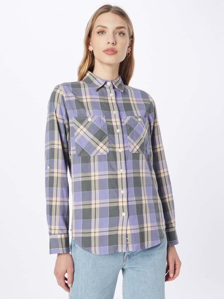 Camisera con estampado de cuadros