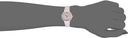 Reloj de cerámica con acentos de cristal
