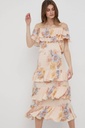 Vestido con hombros descubiertos