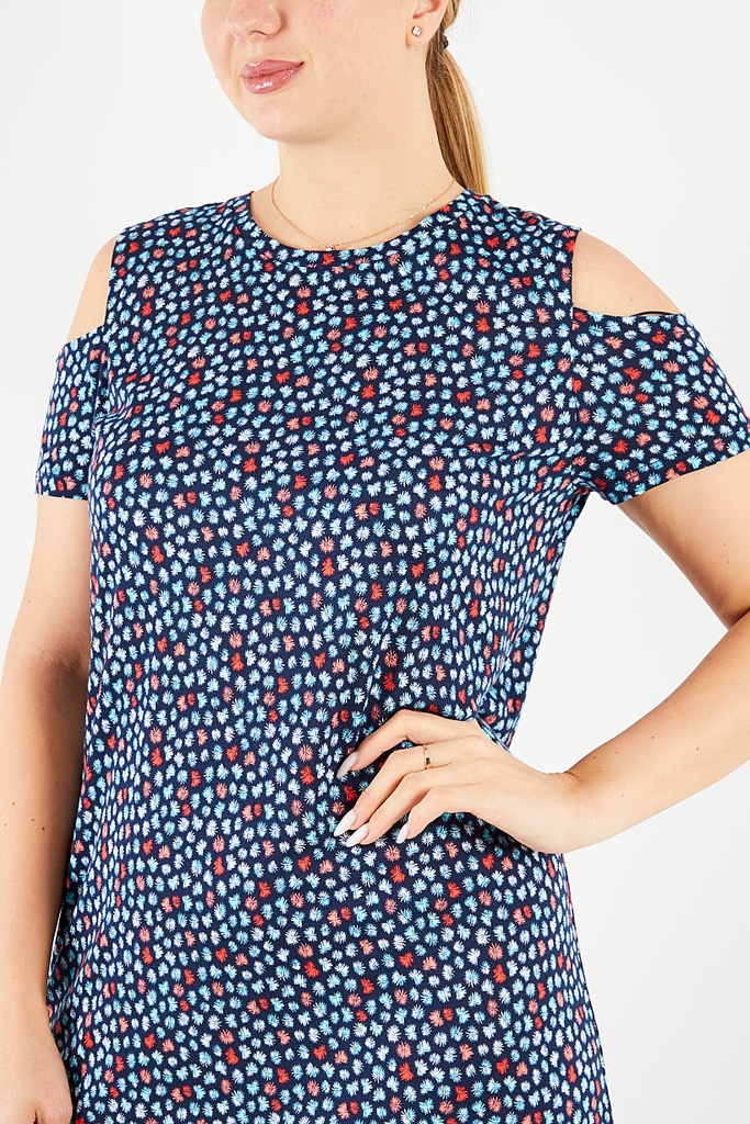 Vestido con hombros descubiertos