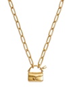 Collar con colgante de candado