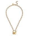 Collar con colgante de candado