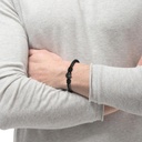 Pulsera para hombre de cuero trenzado