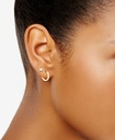 Aretes redondos de circonita cúbica