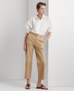 Pantalón capri con cinturón