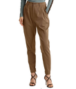 Pantalón recto plisado bielástico
