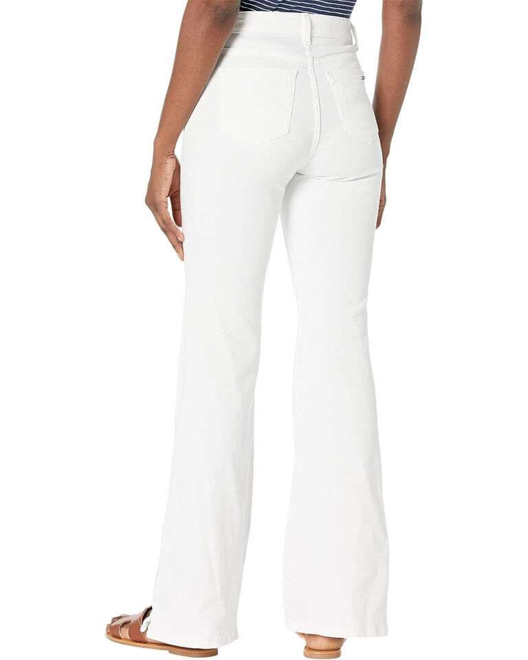Jeans flare con botones