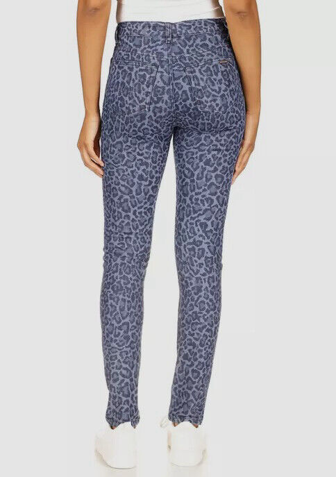 Jeans skinny con animalprint