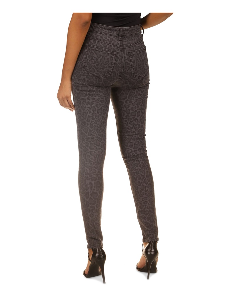 Jeans skinny animal print