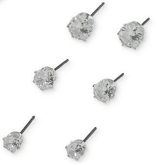 Set de aretes de circonita cúbica