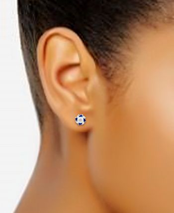 Aretes con halo de perlas