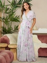 Vestido maxi floral Romance