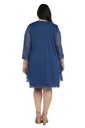 Vestido formal corto con chaqueta