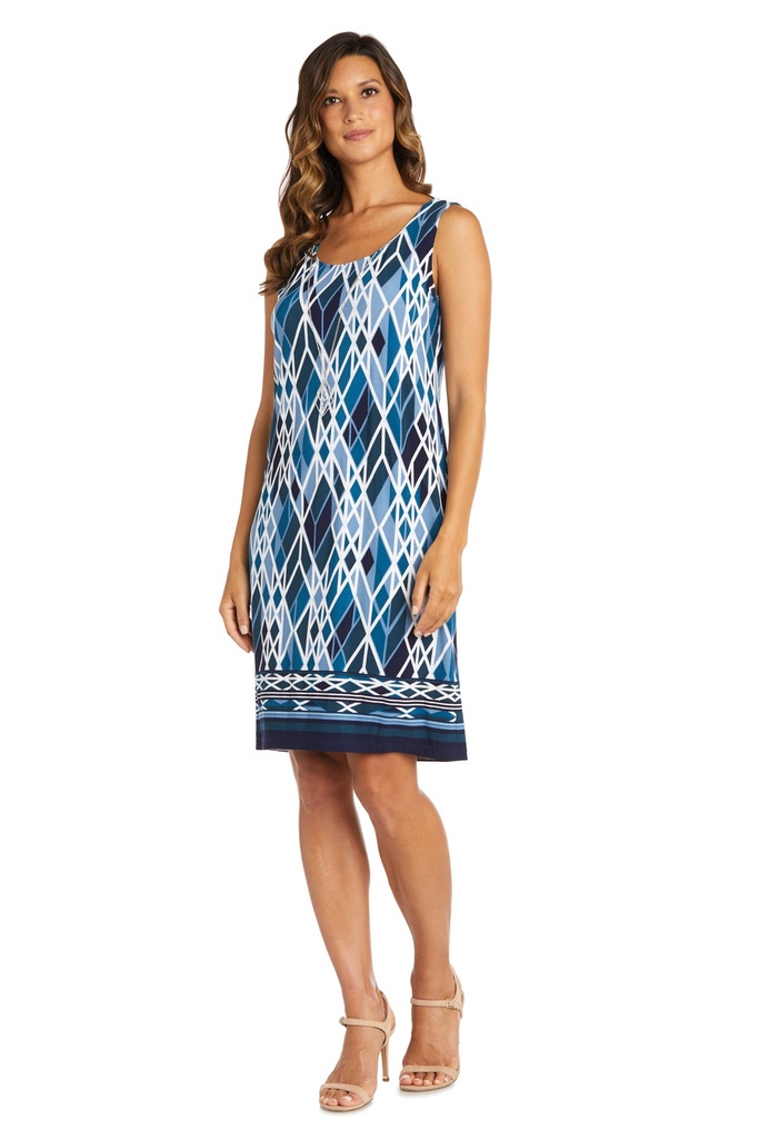 Vestido estampado con chaqueta larga