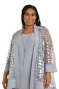Vestido corto con chaqueta de lentejuelas