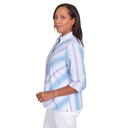 Camisera a rayas chevron manga 3/4