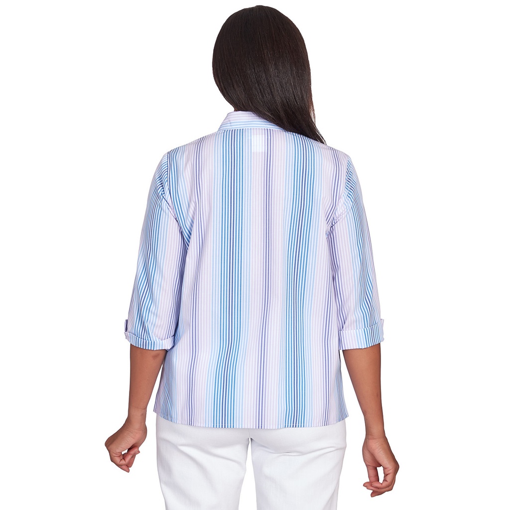 Camisera a rayas chevron manga 3/4