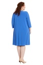 Vestido geométrico con chaqueta